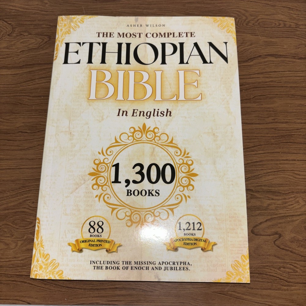 NEW Factory Sealed The Most Complete Ethiopian Bible-Asher Wilson PB READ DESCRI