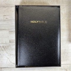 FireBible KJV Study Bible Bonded Leather Black Spirit-Led Living Hendrickson