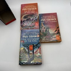 Vintage Lord Of The Rings Trilogy Box Set Ballantine Books 1960s Paperback Books