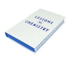SIGNED Lessons in Chemistry by Bonnie Garmus WATERSTONES HC 1/2 ~STENCILED EDGE