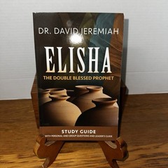Elisha the Double Blessed Prophet Study Guide~David Jeremiah~paperback- 141 pgs