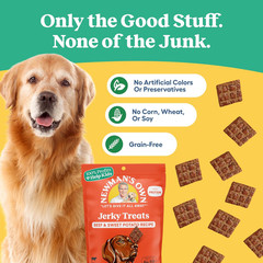 Beef & Sweet Potato Jerky Dog Treats, 5 Oz Bag (Pack of 6) — High Protein, Grain