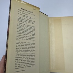 Rock Gardens How to Plan and Plant Them A. Edwards 1958 HC Vintage Garden Book