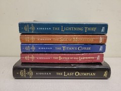 Lot of 5 Rick Riordan’s Percy Jackson & The Olympians 1-5 Mixed PB & HB