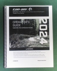 2024 Can-Am Traxter X mr HD10 Owner’s Manual: 212 Pages & Protective Covers