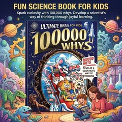 Children’s Encyclopedia Why 100,000? Kids Book Ages 6-12 Extracurricular Reading