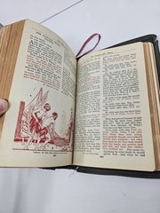 The Bible for Young Folks 1945 Illustrated Gold Gilt Page Edges Red Letter Ed.
