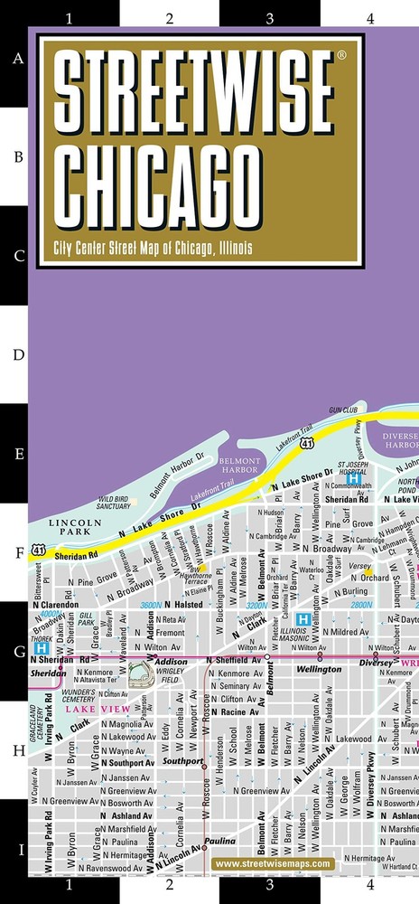 Streetwise Chicago Map – Laminated City Center Street Map of Chicago, Illino…