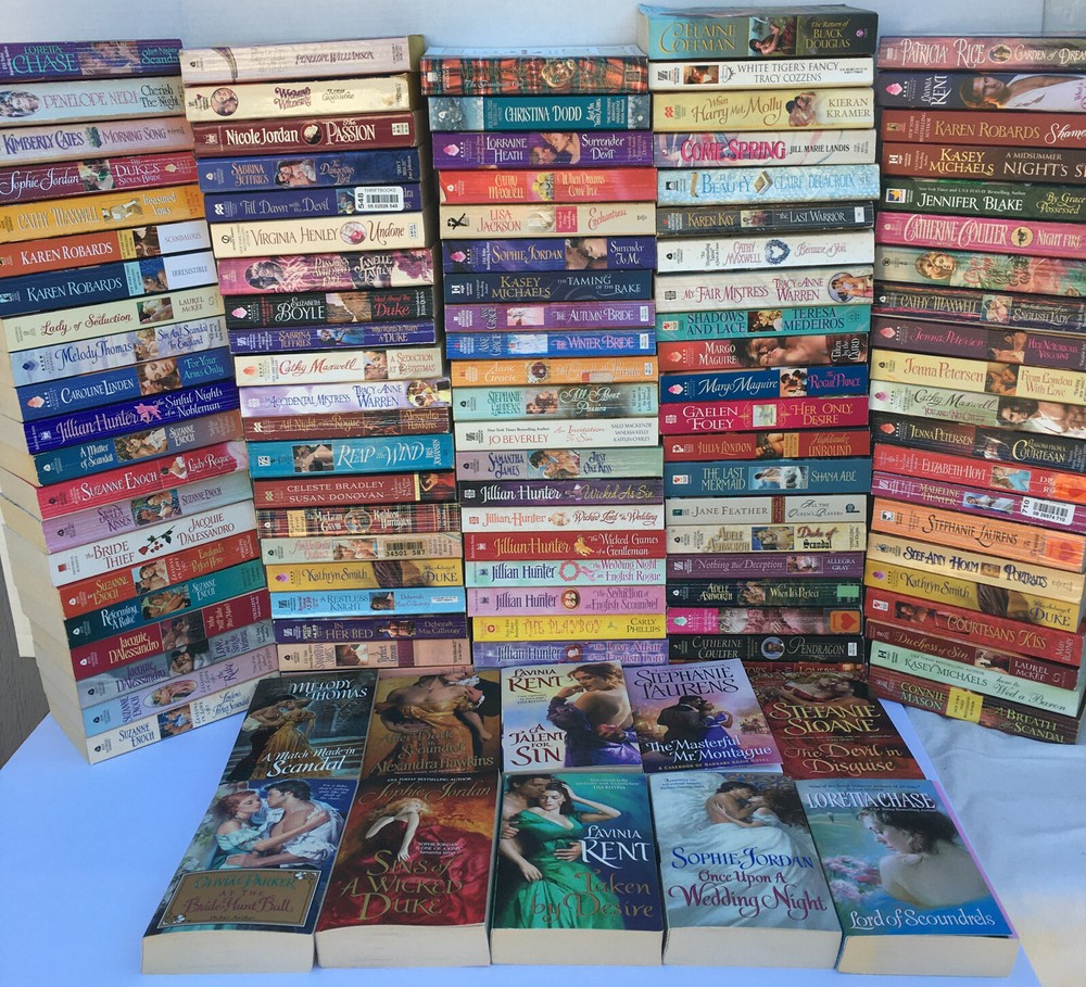 Random Pick Lot Of 10 Historical Romance Paperback Books Author Mix