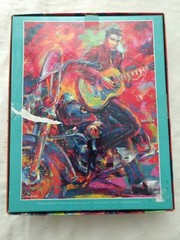 ELVIS PRESLEY BLEND COTA 550 PIECE PUZZLE POSTER 2019 & by the presleys book
