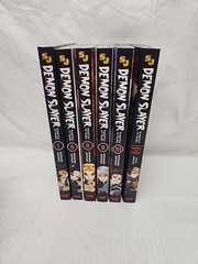 Demon Slayer Kimetsu No Yaiba Lot 6 Vol 1, 6, 8, 9, 10 & Water & Flame Eng Manga