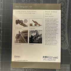 New Vanguard Ser.: British Artillery 1914-19 : Heavy Artillery