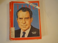 TIME MAGAZINE NIXON LOT/10 ISSUES 1968-1977 ERA