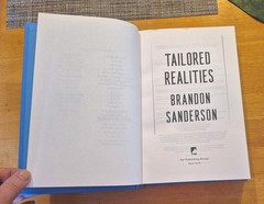 Tailored Realities by Brandon Sanderson (2025) Hardcover Book BRAND NEW