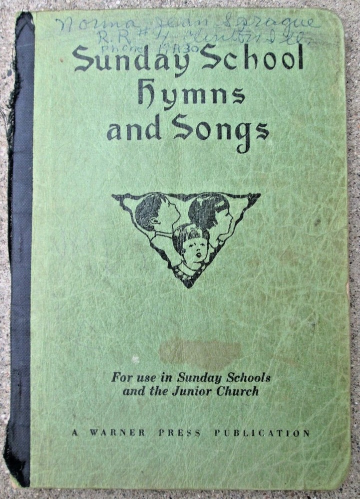VTG 1931 Sunday School Hymns and Songs A Warner Press Publication Paperback