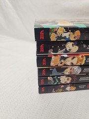 Demon Slayer Kimetsu No Yaiba Lot 6 Vol 1, 6, 8, 9, 10 & Water & Flame Eng Manga