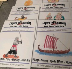 19-LOT: Layers of Learning Year TWO Units Lot *MISSING #3*M.Cpher & Loutzenhiser