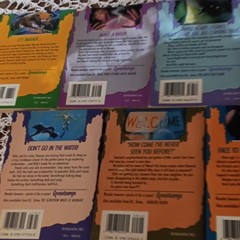 R.L. Stine Goosebumps Lot of 7 Paperback Horror Kids Novels Monsters Ghosts 1994