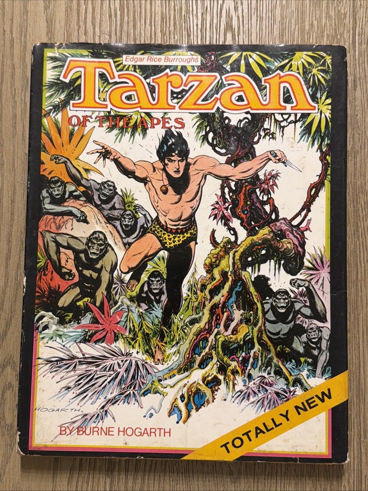 Tarzan of the Apes Burne Hogarth 1972 First Printing Illustrated Graphic Novel
