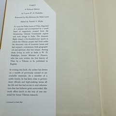 Tibet A Political History Tsepon W. D. Shakabpa Yale University Press 1973 HC