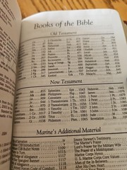 Marine’s Bible by Holman 2004 Bonded Leather Burgundy with Box