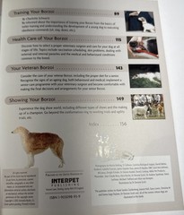 Borzoi By Dr. Desiree Scott 155 Page Book 2002 Interpet Publishing 135 Pictures
