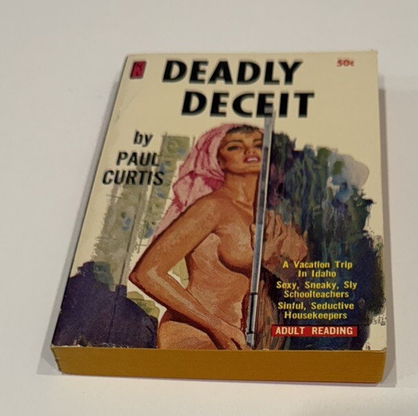 Deadly Deceit Paul Curtis Adult Reading Newstand Library 1961
