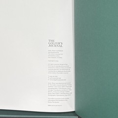 The Golfer’s Journal Quiet, Please HC Coffee Table Book Tom Coyne Clamshell (CT)