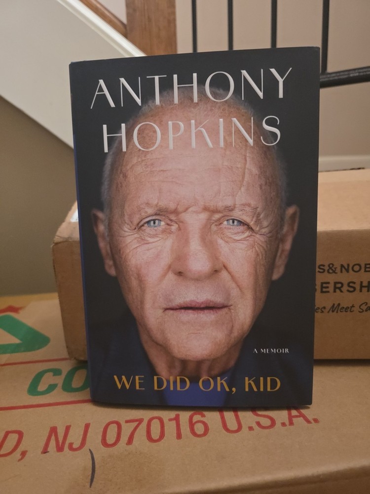 Anthony Hopkins WE DID OK, KID Signed 1st Edition Hardcover Book Autographed