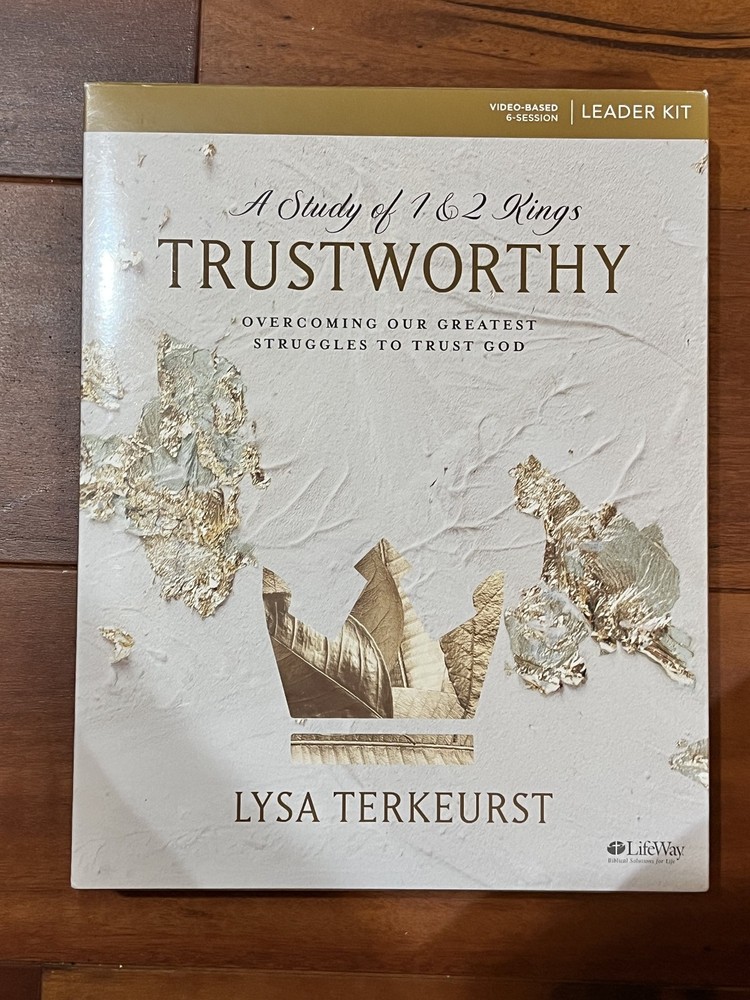Trustworthy: A Study Of 1 &2 Kings By Lysa Terkeurst – Leader Kit DVDs And Book