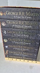George R.R. Martin A Song of Ice and Fire 7 Book Box Set Never Read Like New