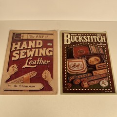 Al Stohlman LEATHERCRAFT Lot of 6 – The Art Of Leather Cases, Hand Sewing, Buck