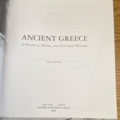 Oxford University Press Ancient Greece Second Edition Pomeroy Paperback Illustr…