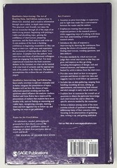 Qualitative Interviewing: 2nd Edition by Herbert & Irene Rubin – 2005 HC SAGE