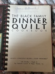 The Black Family Dinner Quilt Vintage Cookbook National Council of Negro Women
