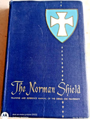 1959 20TH EDITION THE NORMAN SHIELD TRAINING MANUAL SIGMA CHI HC/HARDCOVER BOOK