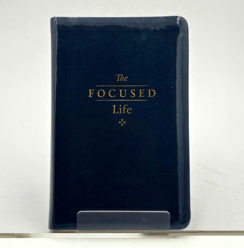 NEW SEALED | The Focused Life by David Jeremiah | Faux Leather Devotional