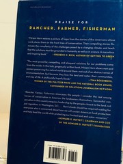 Rancher, Farmer, Fisherman Miriam Horn 2017 Conservation Environment W.W. Norton