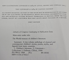 The World Treasury of Children’s Literature Book II 1974 1st Edition
