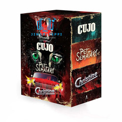 Stephen King 3 Book Box Set Christine Cujo Pet Sematary Horror Collection