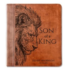 Personalized ESV Journaling Study Bible, Son of a King Design, Name Engraved