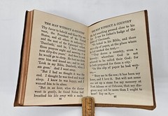 Little Leather Library Books Green Cover Man Without A Country by Hale