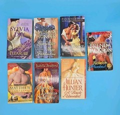 Lot of 7 Historical Romance Paperback Book 2010s Hunter Day Matthew Bradford