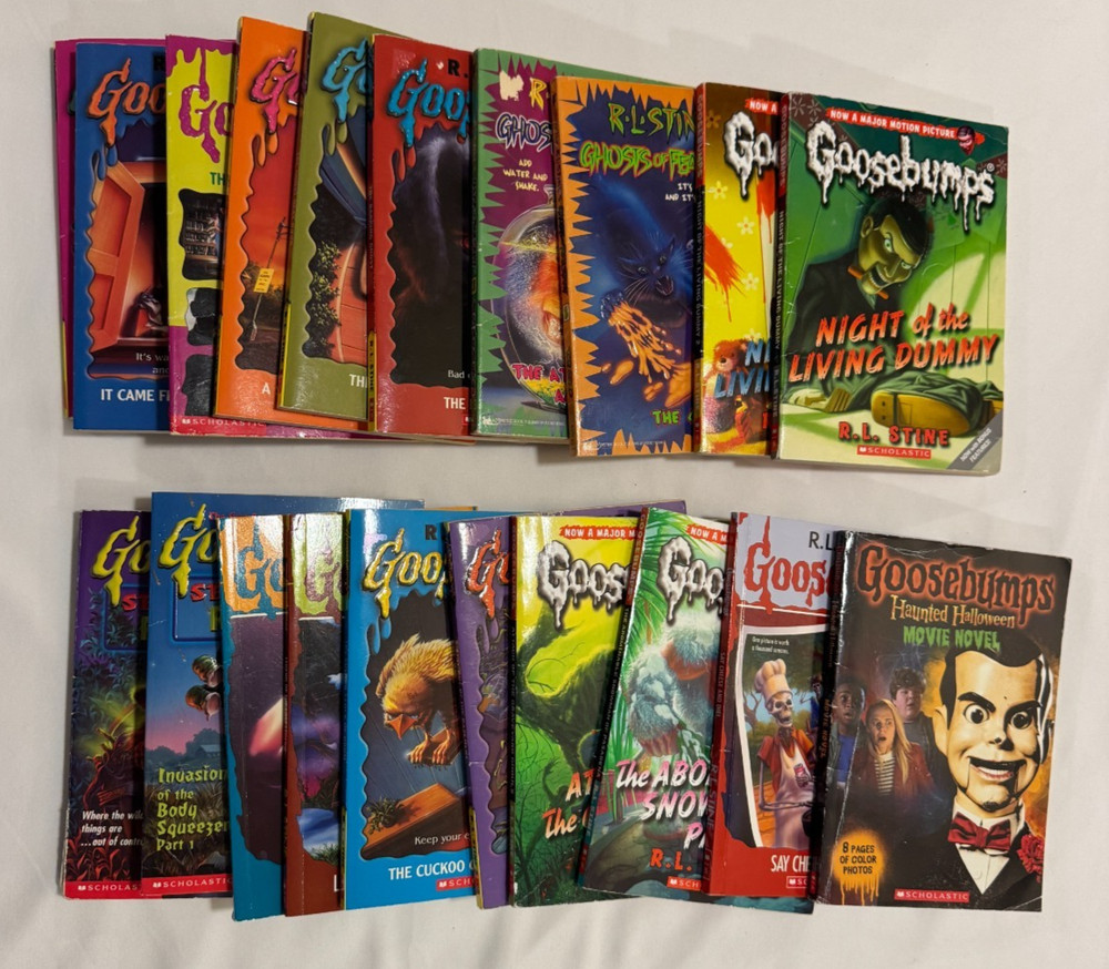 (20) Misc. Goosebumps Books – Varied Condition Most Good Condition – Kids Horror