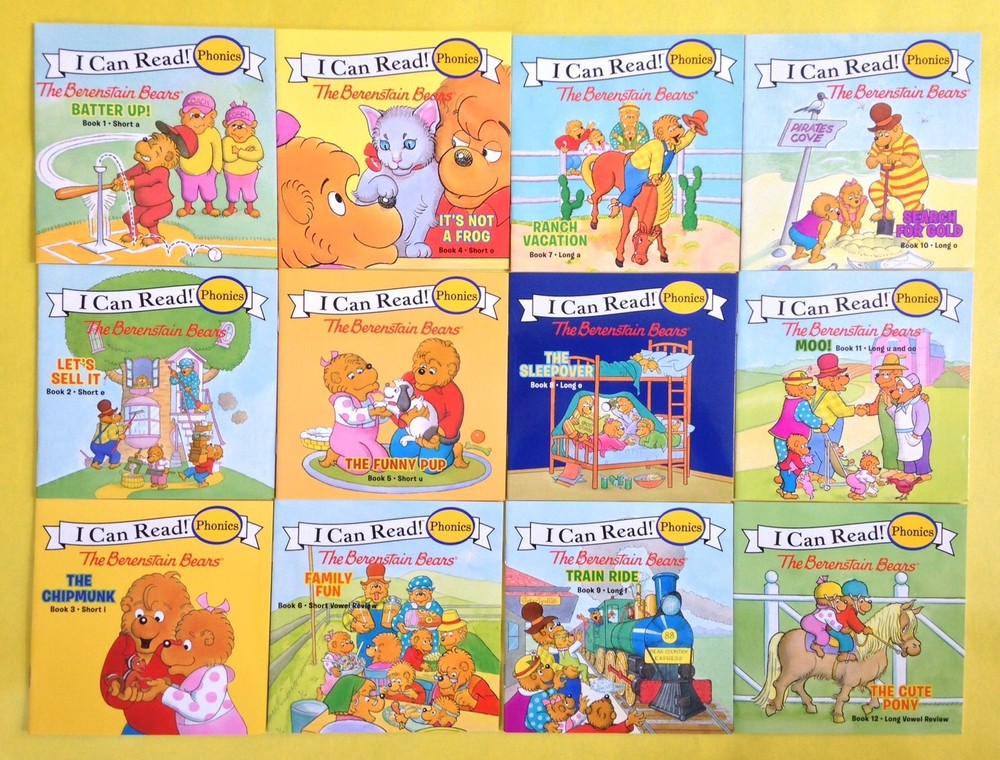 Berenstain Bears Childrens Kids Books Phonics Can Read Lot 12