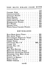 1911 The Blue. Grass Vintage Cook Book 388 Pages