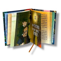 new A Christmas Carol Charles Dickens miniature book hardcover 440 pg easy read