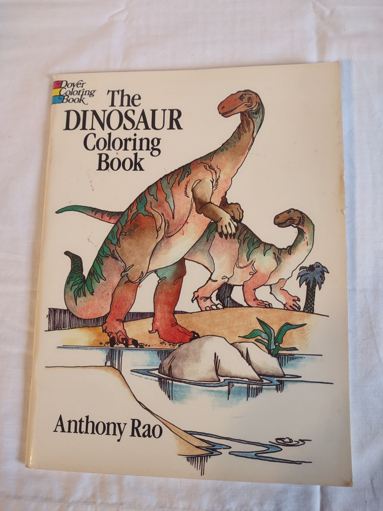 Vintage Dover The Dinosaur Coloring Book