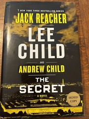 The Secret by Lee Child Andrew Child Signed 1st Hardcover Like New Jack Reacher
