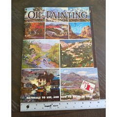 Vintage 1965 Walter Foster Oil Painting Book No 4 New Edition Art Instruction